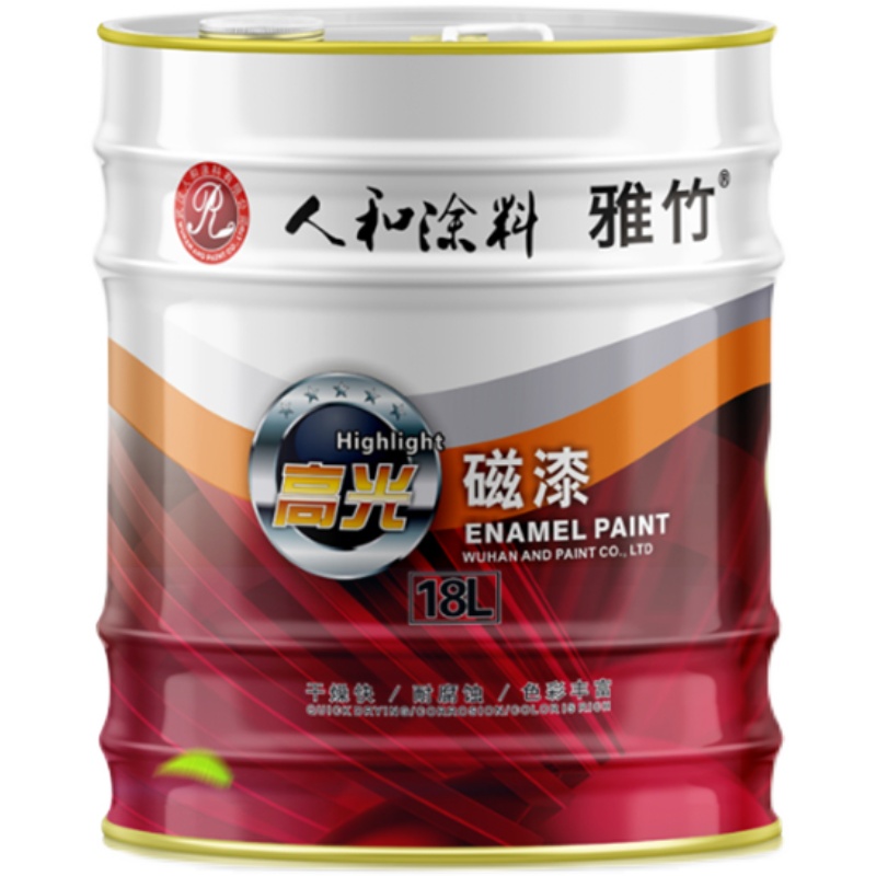 人和高光醇酸磁漆金属防锈漆钢结构彩钢瓦皮集装箱铁门栏杆喷油漆 - 图3