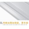 Accessories hole board bookshelf shelf bracket supermarket shelf reinforced beam side mesh hook white black shelf set