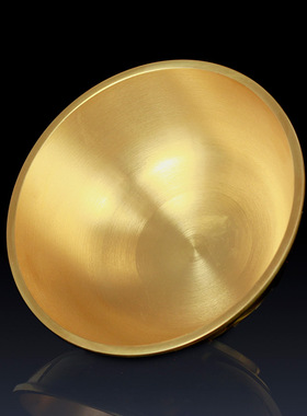 优选铜碗工艺品家居饰品摆件招财铜碗家居饰品办公室金饭碗铜聚财