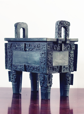 优选司母戊鼎摆件青铜器鼎盛千秋工艺品招财大方鼎办公室客厅装饰