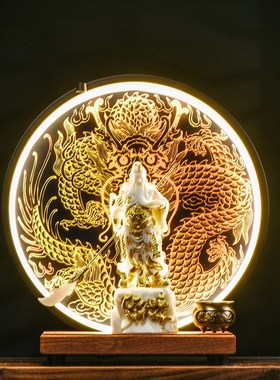 精选关公招财摆件关二爷神像关公像财神客厅办公室收银台装饰开业