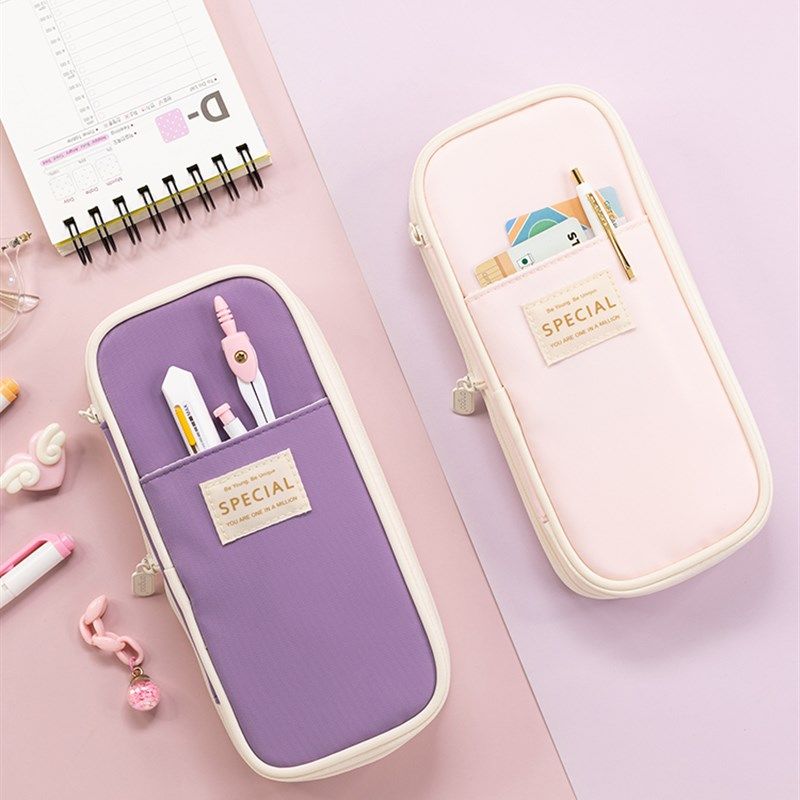 精选安蔻笔袋大容量文具盒ins日系大容量笔盒angoo笔袋女孩铅笔盒,淘宝优惠券,粉丝福利购,淘宝优惠卷