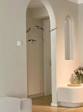 【新家的一百个快递】空中燕子平衡吊饰手工diy材料包