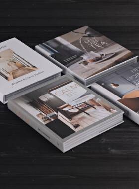 样板间装饰真书简约可翻页外文彷真书摄影拍照道具书软装陈列摆件