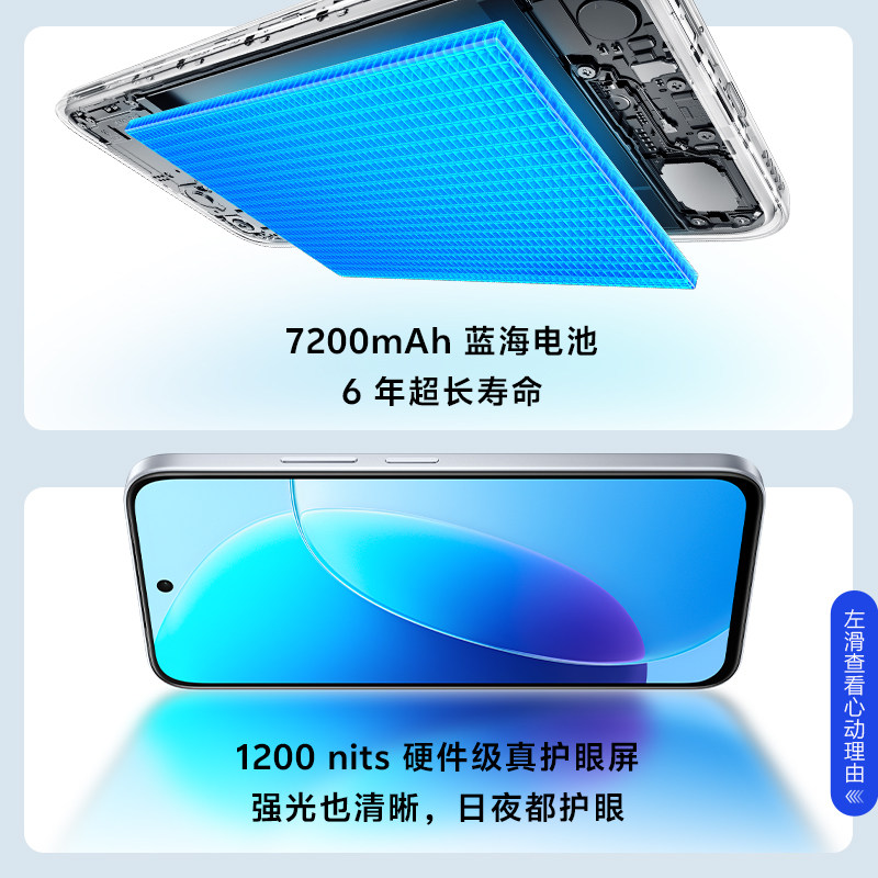 A large amount of gold coins can be used to offset the national subsidy of 15%. Vivo Y6 new mobile phone official flagship store official website genuine 7200mAh ultra-thin large battery large memory student backup machine