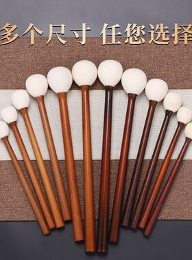 橡胶头双响筒敲棒木鱼敲锤木琴锤子儿童打击乐器配件敲槌木鱼棒棰