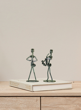 铁艺乐队音乐手ktv酒吧创意桌面装饰摆件酒柜装饰品礼物家居摆设