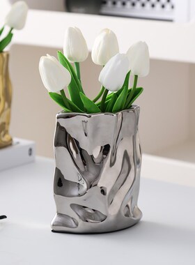 玄关花瓶装饰摆件电视柜桌面收纳工艺品酒柜装饰品乔迁新居礼品