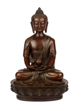 铜艺铺纯铜佛像摆件铜三宝佛释迦摩尼阿弥陀佛药师佛尼泊尔三世佛