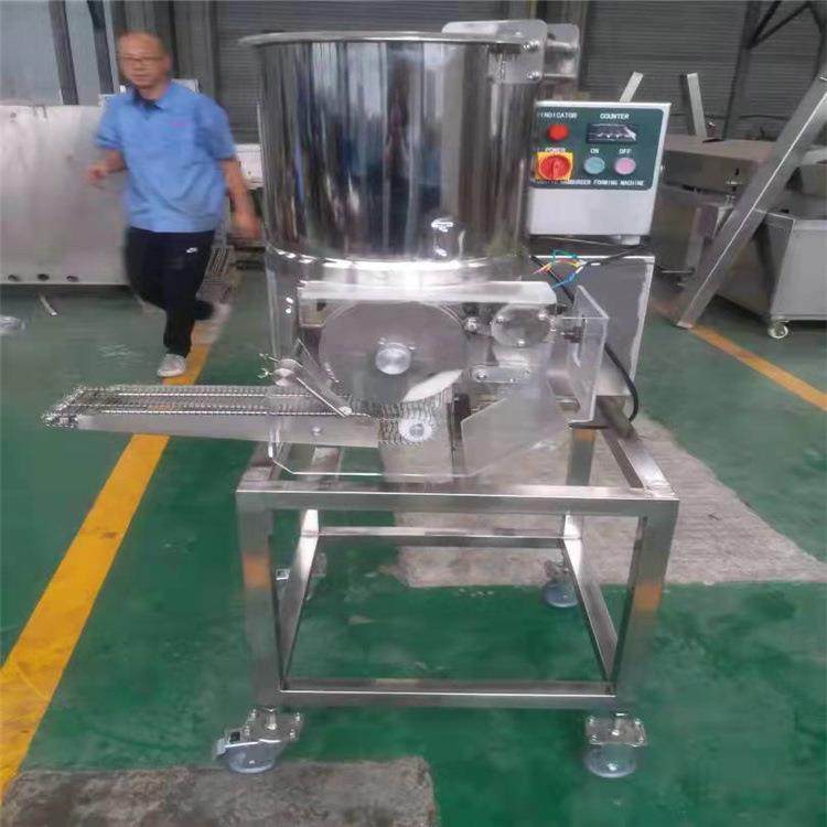 全自动式肉饼成型设备南瓜饼汉堡肉饼制作机果蔬鲜虾饼成型机厂家,淘宝优惠券,粉丝福利购,淘宝优惠卷