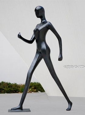 优选人物雕塑落地大摆件酒店艺术中心售楼处走廓人形创意玻璃钢装
