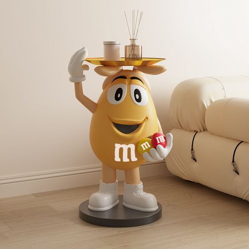 优选mm豆人大型客厅落地电视柜旁边软装饰品乔迁新居搬家礼物开业 - 图3