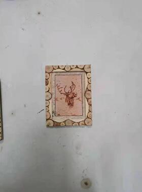 刻画桦木树皮画家居场合装饰大自然风格白桦树皮diy手工工艺画