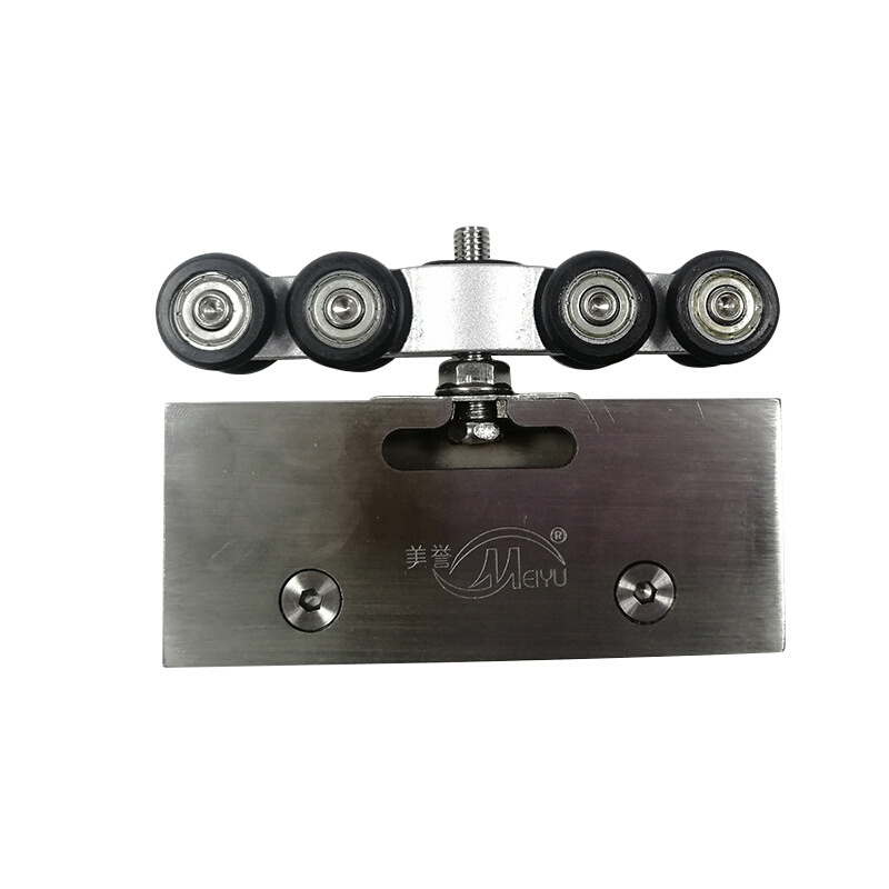厂家批发新款不锈钢吊轮方形八轮玻璃铝合金门窗滑轮五金配件现货 - 图0