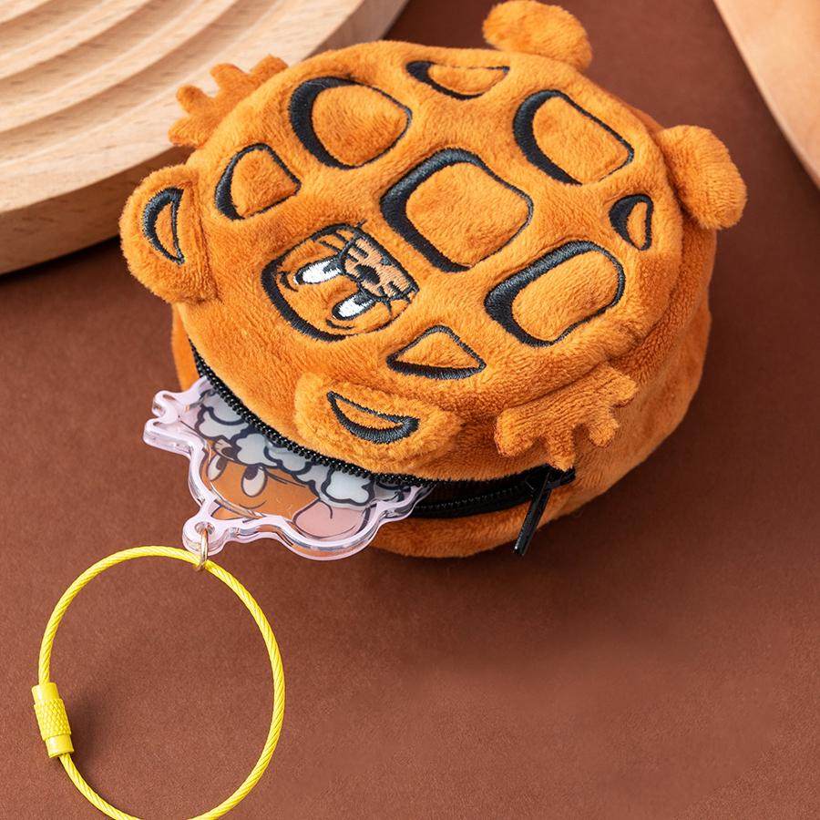 AFGH正版猫和老鼠联名零钱包松饼Jerry可爱手拿包毛绒卡包耳机包,淘宝优惠券,粉丝福利购,淘宝优惠卷