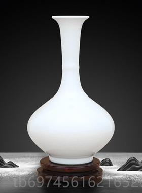 新款景德镇陶瓷器瓶摆饰件家居客厅插花办公室里工艺品花书家柜装