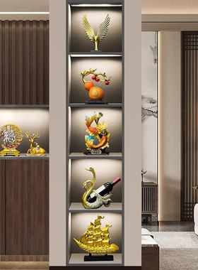 高档新中式电视酒柜装饰品摆件轻奢2025新款客厅家居玄关乔迁礼物