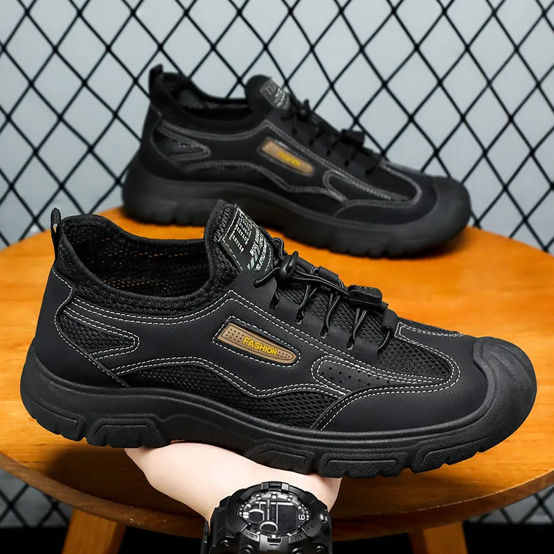 鞋子男休闲鞋透气网面鞋软底舒适爸爸鞋户外登山鞋百搭男鞋工装鞋,淘宝优惠券,粉丝福利购,淘宝优惠卷