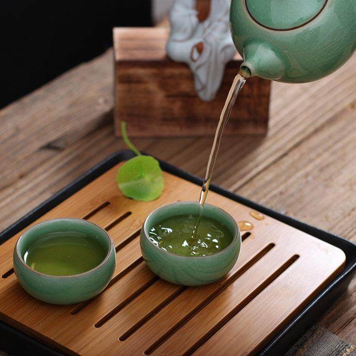龙泉青瓷冰裂功夫茶套装10件礼盒套装陶瓷葛窑冰裂茶壶茶杯套装,淘宝优惠券,粉丝福利购,淘宝优惠卷