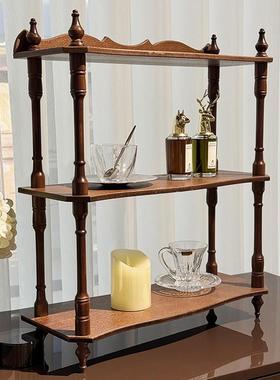 中古vintage摆件高级感法式软装复古墙上置物架餐厅墙面装饰挂件