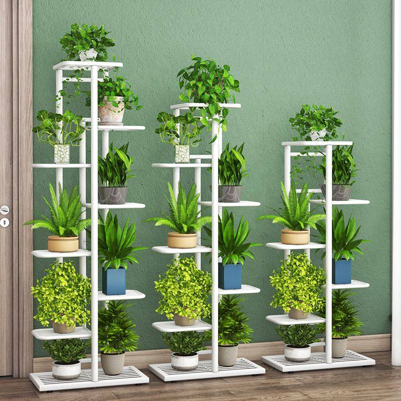 铁艺花架置物架阳台落地式花盆架多层室内外客厅多肉绿萝花架子,淘宝优惠券,粉丝福利购,淘宝优惠卷