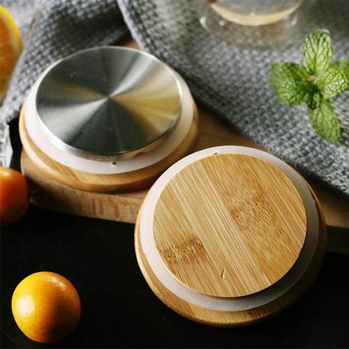 茶壶盖子配件茶具配盖玻璃壶煮茶杯盖水烧壶不锈钢竹盖竹包钢零配 - 图2