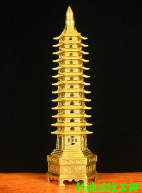 纯铜十三层文昌塔铜十一层文昌塔塔9层13层七层宝塔办公桌书桌