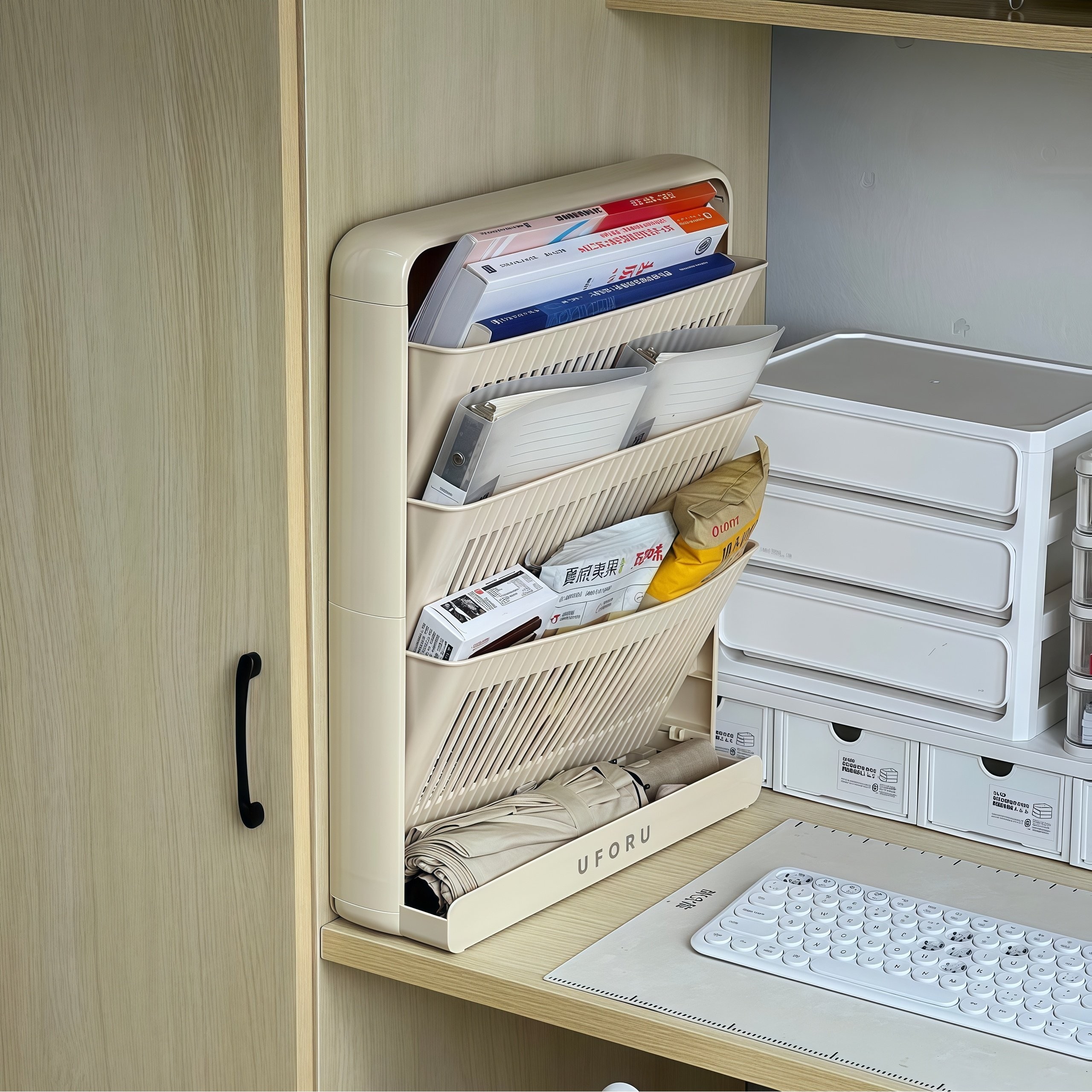 宿舍书桌脚下落地书架侧边缝隙书本收纳架教室多功能简易立书架,淘宝优惠券,粉丝福利购,淘宝优惠卷