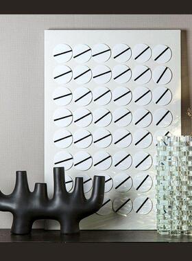 现代简约树脂异形桌面摆件客厅茶几玄关样板间电视柜家居软装饰品