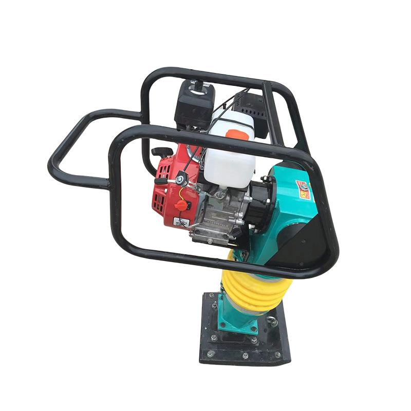 路面HCR110汽油冲击夯小型家用220V电动冲击夯地基夯实柴油夯 - 图3