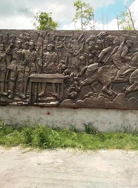 铸铜浮雕定制锻铜历史文化景墙装饰工程室内展厅外墙面.玻璃钢浮