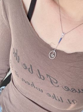 新款小众百搭运动项链