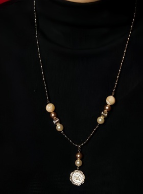 新款驰光岁语小马金币长款项链