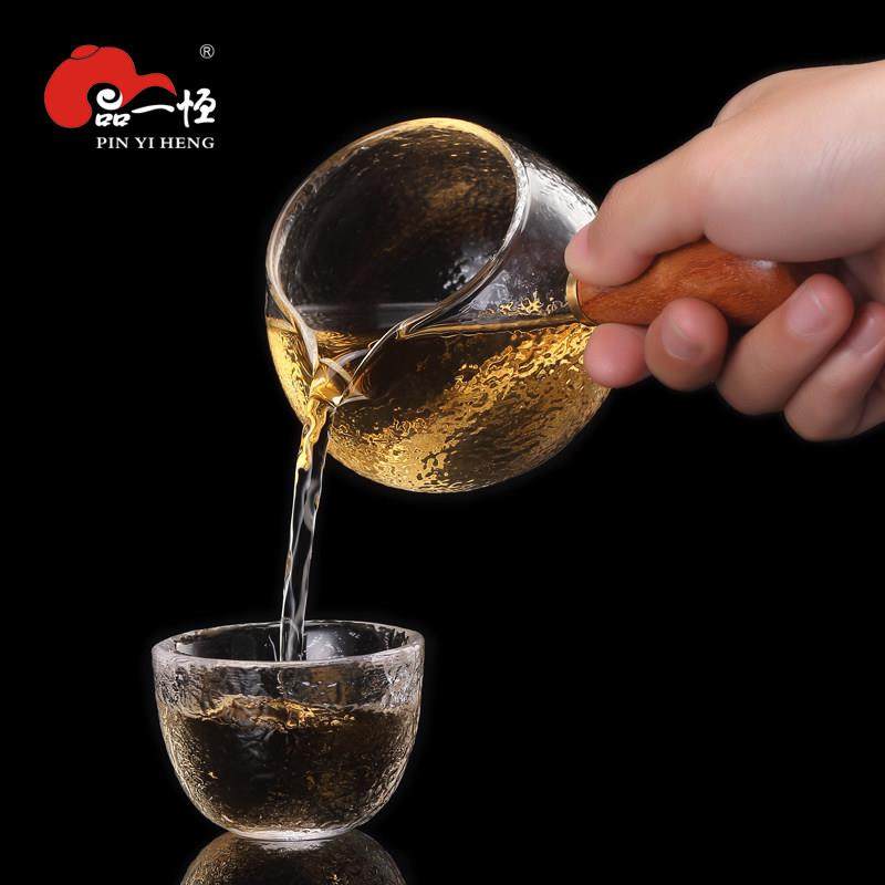 品一恒 侧把公道杯玻璃公杯加厚耐热茶海分茶器功夫茶具配件茶海,淘宝优惠券,粉丝福利购,淘宝优惠卷