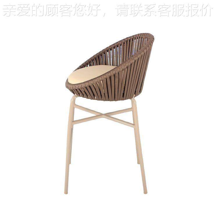 厂家外藤椅 室外餐厅咖店高CF3166C脚绳编背靠户外啡吧椅户 休闲,淘宝优惠券,粉丝福利购,淘宝优惠卷