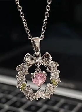 新中式小兔子平安锁项链女轻奢