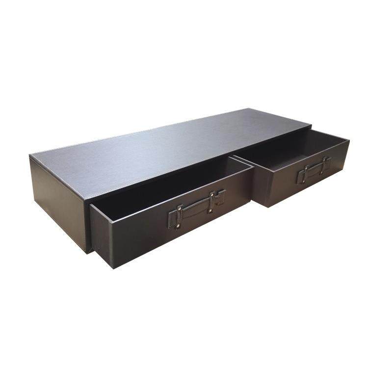 创意定制皮革抽屉箱床底扁收纳箱茶几电视柜衣橱内整理盒储物斗柜,淘宝优惠券,粉丝福利购,淘宝优惠卷