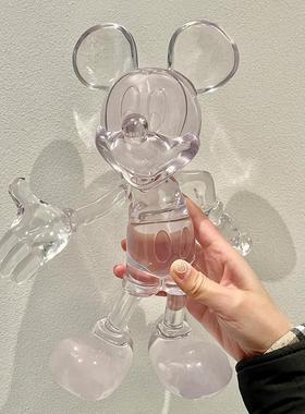 酒柜摆件客厅电视柜现代简约米奇轻奢高端大气上档次展示柜装饰品