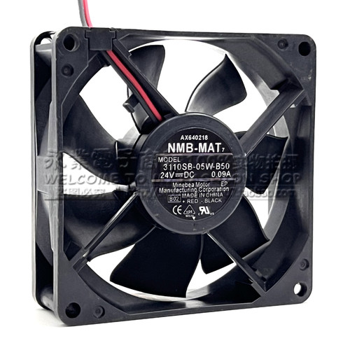 原装NMB-MAT 3110SB-05W-B50/B59 8CM 24V 0.09A 变频器散热风扇 - 图0