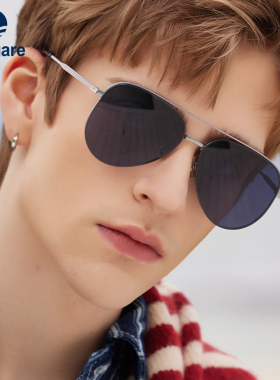 小帆船飞行员墨镜男经典复古