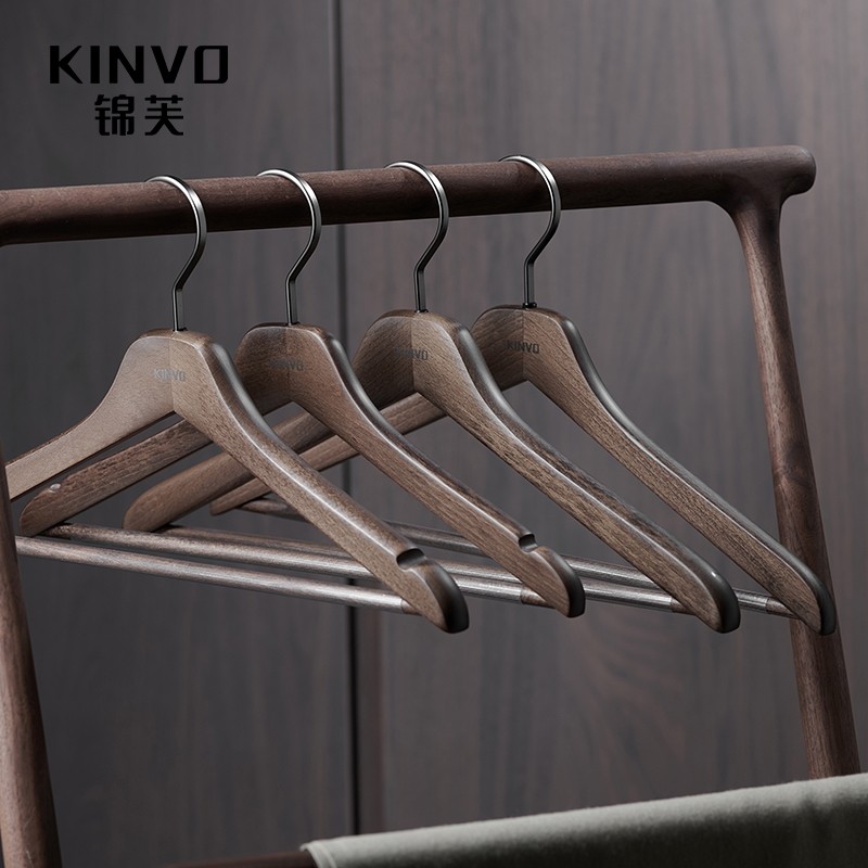锦芙高端实木衣架挂大衣西服专用衣撑高档衣柜衣帽间复古木质衣挂,淘宝优惠券,粉丝福利购,淘宝优惠卷