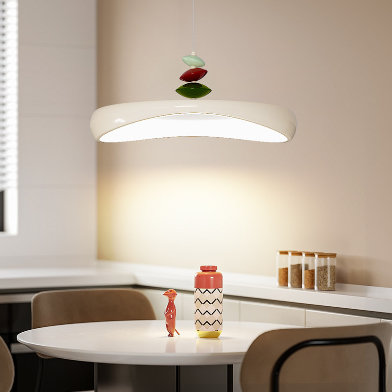 榆艺餐厅吊灯奶油风全光谱护眼高级感餐桌吊灯中古风创意吧台吊灯,淘宝优惠券,粉丝福利购,淘宝优惠卷