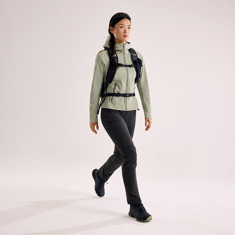 KAILAS凯乐石连帽软壳衣外套耐磨防风弹力户外运动登山徒步女 - 图1