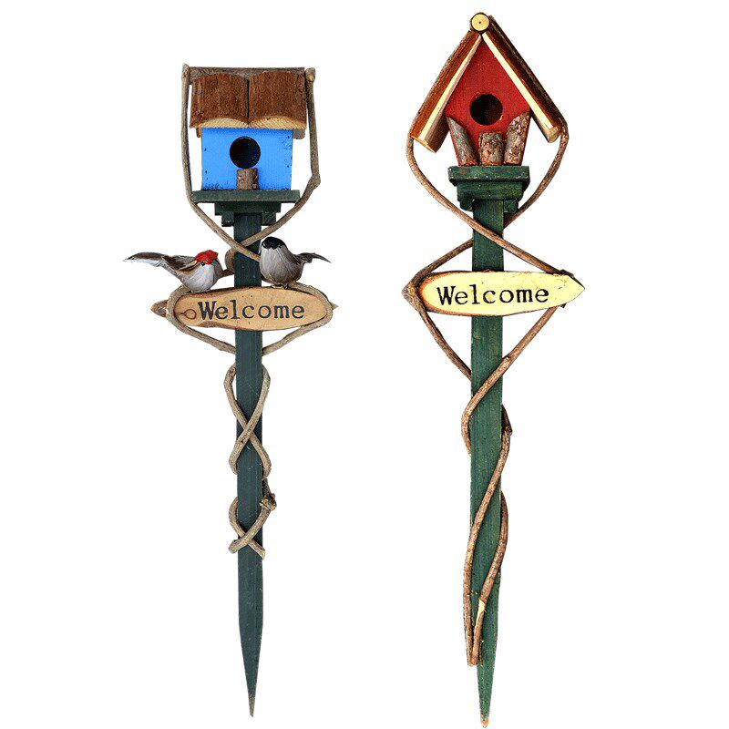 优选户外室外鸟窝别墅花园庭院布置装饰品院子造景景观园艺摆件插 - 图3