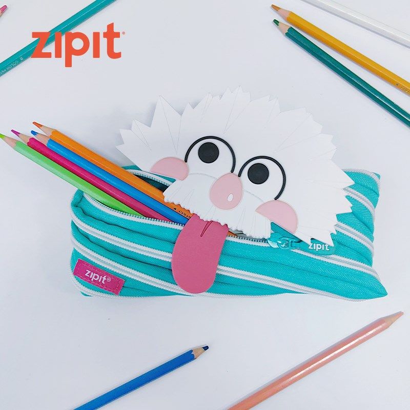 优选ZIPIT怪兽拉链笔袋2024新款科学怪人设计感小众文具袋男生搞,淘宝优惠券,粉丝福利购,淘宝优惠卷