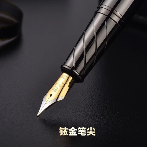 HERO英雄牌钢笔1707可2.6墨囊成人高档刻字高颜值钢笔商务钢笔办公老师书写练字墨水笔高档精致定制男士 - 图1