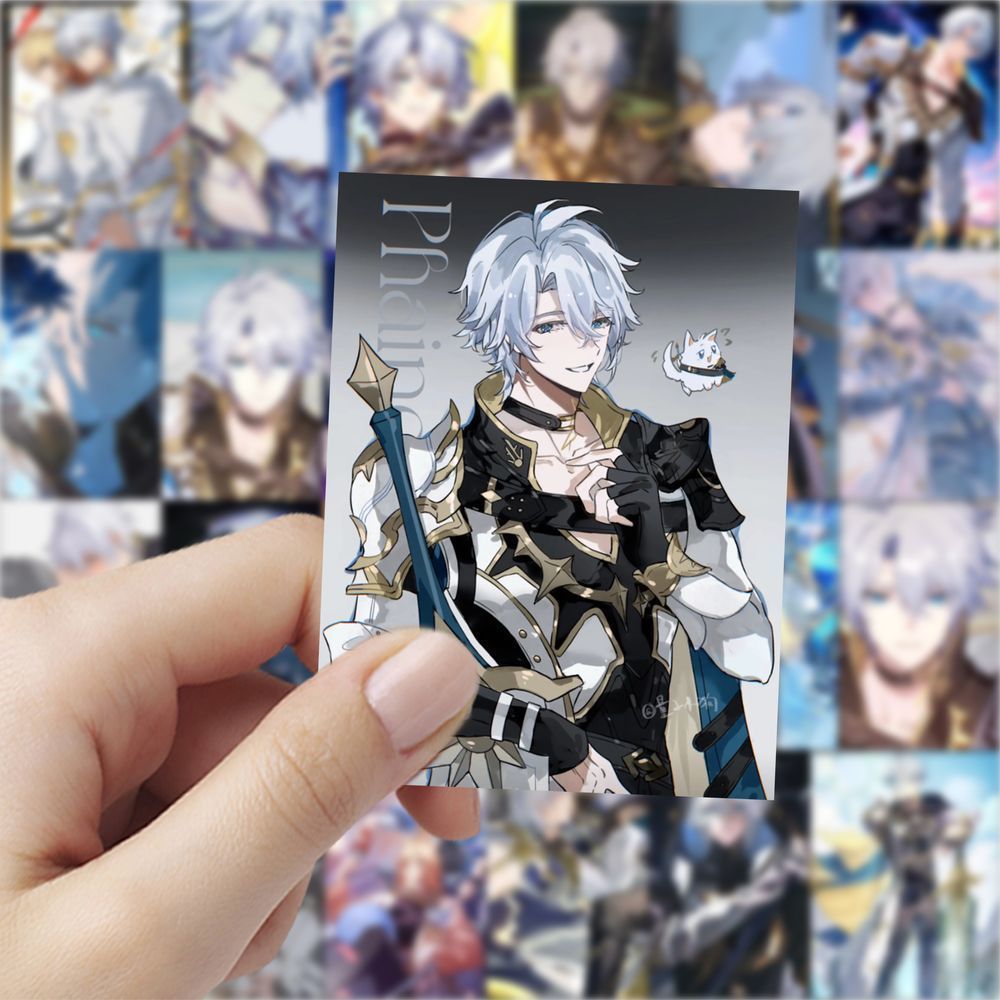 126张二次元白厄贴纸卡通Q版崩坏星穹铁道白厄乙女周边贴画防水 - 图2