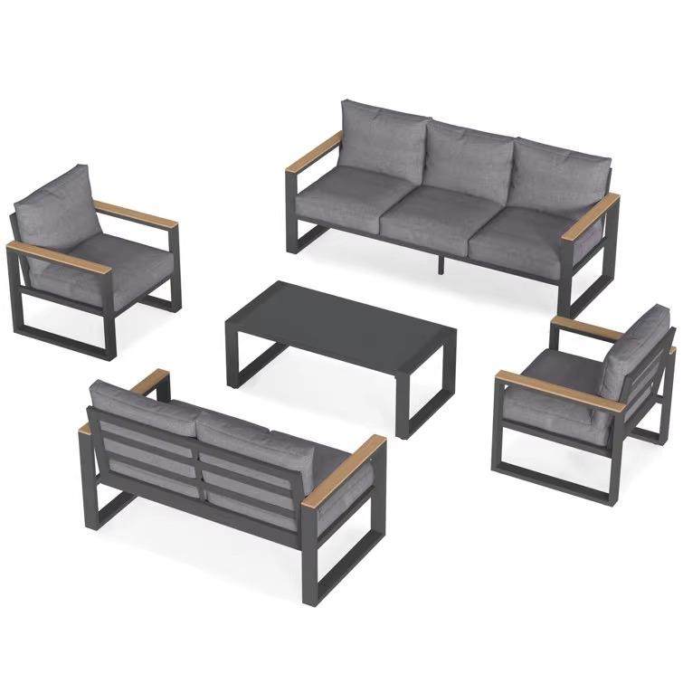 铝合金沙发户外防水防晒铁艺室外露天露台阳光房别墅高档家具组合,淘宝优惠券,粉丝福利购,淘宝优惠卷