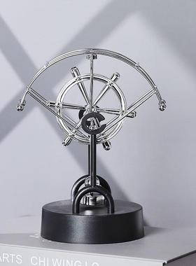 混沌摆件永动机仪牛顿摆球撞球摇摆器小工艺品办公桌面家居装饰品