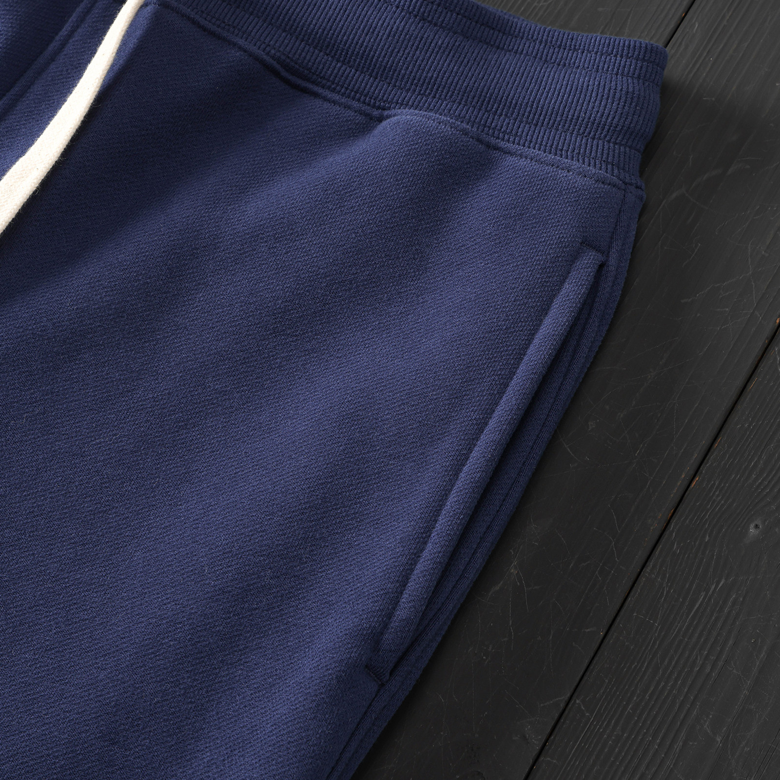 500g藏蓝色宽松阔腿直筒长裤洗水磨毛保暖螺纹松紧腰秋冬抓绒卫裤,淘宝优惠券,粉丝福利购,淘宝优惠卷